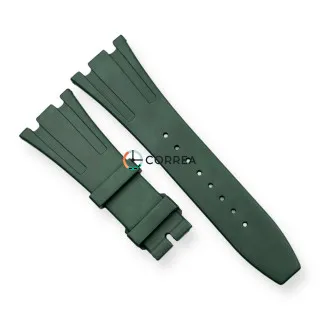 Каучуковый ремешок для часов Audemars Piguet Royal Oak 41 мм зеленый RKAP-103