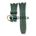 Каучуковий ремінець для годинника Audemars Piguet Royal Oak 41 мм зелений RKAP-103 - 3