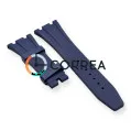 Каучуковый ремешок для часов Audemars Piguet Royal Oak 39 мм синий RKAP-104 - 4