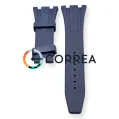 Каучуковый ремешок для часов Audemars Piguet Royal Oak 39 мм синий RKAP-104 - 5