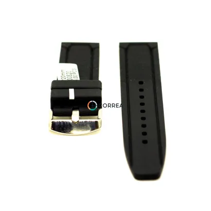 Каучуковий ремінець для годинника Casio чорний RKCA-011 - 12
