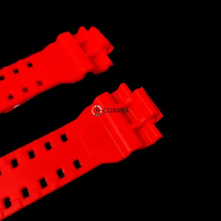 Каучуковий ремінець для годинника Casio G-Shock GA-100 GA-110 червоний RKCA-017 - 8