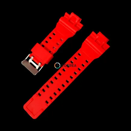 Каучуковий ремінець для годинника Casio G-Shock GA-100 GA-110 червоний RKCA-017 - 7