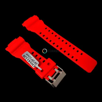 Каучуковий ремінець для годинника Casio G-Shock GA-100 GA-110 червоний RKCA-017 - 9