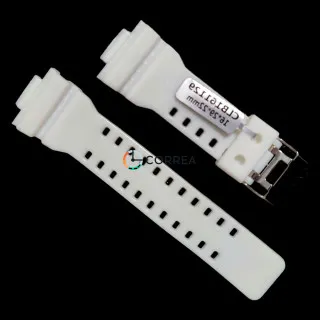 Каучуковый ремешок для часов Casio G-Shock GA-100 GA-110 белый RKCA-017