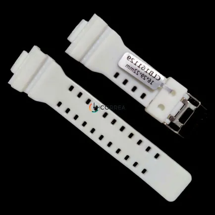 Каучуковый ремешок для часов Casio G-Shock GA-100 GA-110 белый RKCA-017 - 6