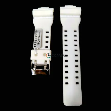 Каучуковый ремешок для часов Casio G-Shock GA-100 GA-110 белый RKCA-017 - 10