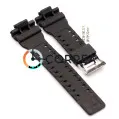 Каучуковый ремешок для часов Casio G-Shock GA-100 GA-110 синий RKCA-023bl - 4
