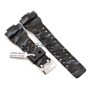 Каучуковый ремешок для часов Casio G-Shock GA-100 GA-110 синий RKCA-023bl