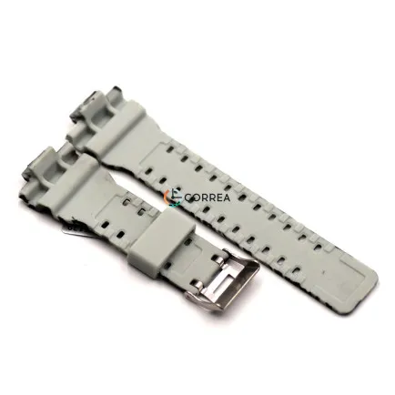 Каучуковый ремешок для часов Casio G-Shock GA-100 GA-110 серый RKCA-518gr - 10