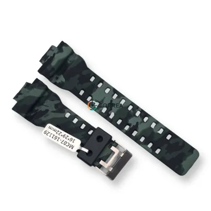 Каучуковий ремінець для годинника Casio G-Shock GA-100 GA-110 хакі RKCA-023kh - 6
