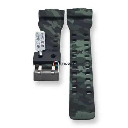 Каучуковий ремінець для годинника Casio G-Shock GA-100 GA-110 хакі RKCA-023kh - 9