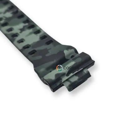 Каучуковий ремінець для годинника Casio G-Shock GA-100 GA-110 хакі RKCA-023kh - 10