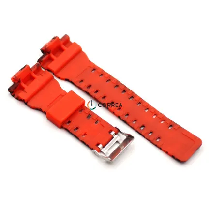 Каучуковий ремінець для годинника Casio G-Shock GA-100 GA-110 червоний RKCA-023r - 8