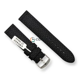 Каучуковый ремешок для часов Casio черный RKCA-026