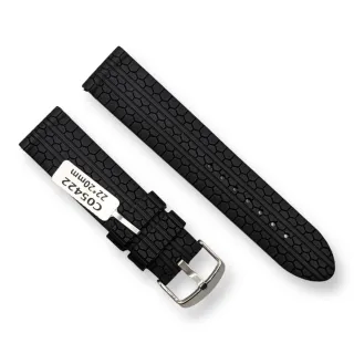 Каучуковый ремешок для часов Casio черный RKCA-026