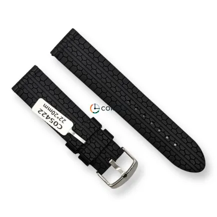 Каучуковый ремешок для часов Casio черный RKCA-026 - 6