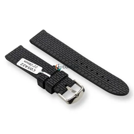 Каучуковый ремешок для часов Casio черный RKCA-026 - 10