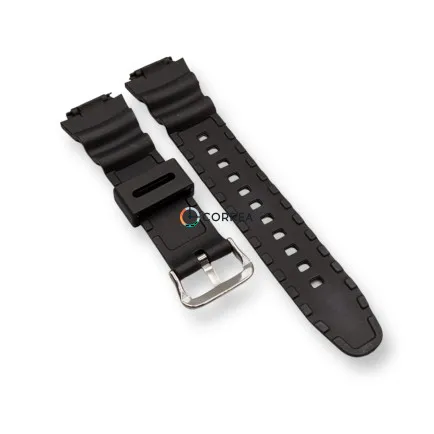 Каучуковый ремешок для часов Casio G-Shock AQW-810 SGW-300 черный RKCA-503 - 7