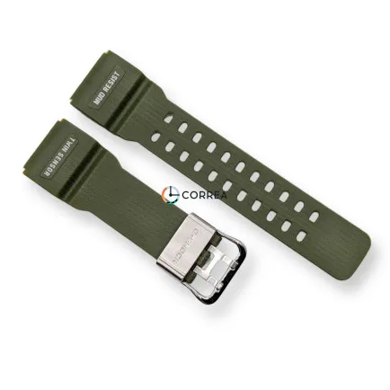 Каучуковый ремешок для часов Casio G-Shock GG-1000 хаки RKCA-504 - 6