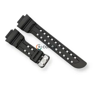 Каучуковый ремешок для часов Casio G-Shock GWF-D1000 черный RKCA-509