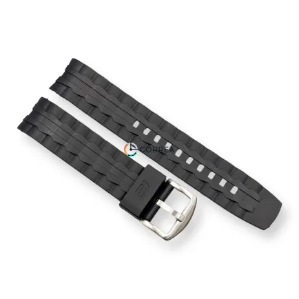 Каучуковый ремешок для часов Casio EF-550 черный RKCA-514 - 6