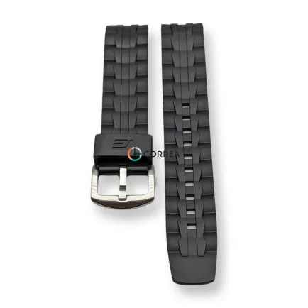 Каучуковый ремешок для часов Casio EF-550 черный RKCA-514 - 8