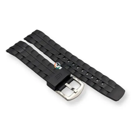 Каучуковый ремешок для часов Casio EF-550 черный RKCA-514 - 7