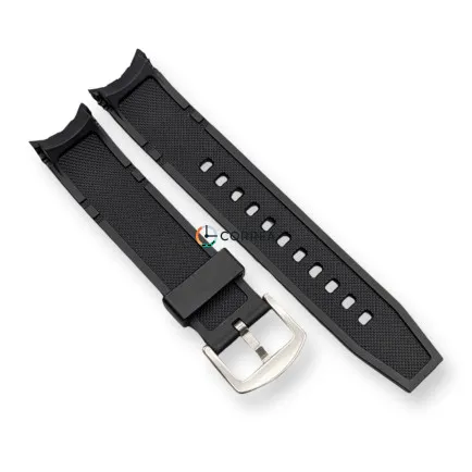 Каучуковый ремешок для часов Casio EF-523 черный RKCA-515 - 8