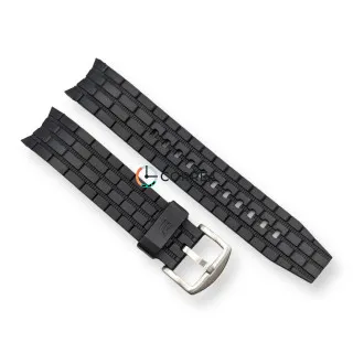 Каучуковый ремешок для часов Casio EF-523 черный RKCA-515