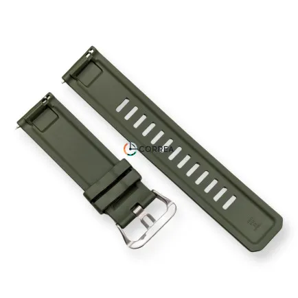 Каучуковый ремешок для часов Casio Pro-Trek PRW-6900 хаки RKCA-521 - 9