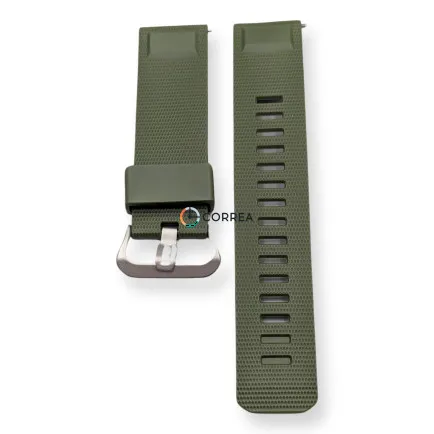 Каучуковый ремешок для часов Casio Pro-Trek PRW-6900 хаки RKCA-521 - 8