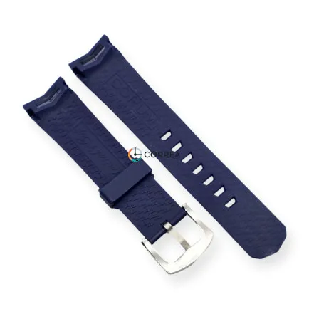 Каучуковый pемешок для часов Corum Admiral`s Cup синий RKCO-101 - 7