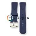 Каучуковый pемешок для часов Corum Admiral`s Cup синий RKCO-101 - 3