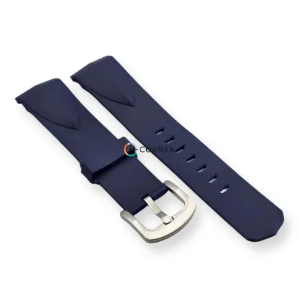 Каучуковый pемешок для часов Corum Admiral`s Cup синий RKCO-101 - 9