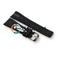 Ремешок каучуковый для часов Gucci 114, 114-2 черный RКG-001 - 4