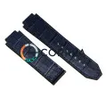 Каучуковый ремешок для мужских часов Hublot Big Bang Aero Bang темно-синий RKH-033 - 1