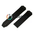 Каучуковый ремешок для мужских часов Hublot King Power черный RKH-034 - 1