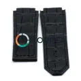 Каучуковый ремешок для мужских часов Hublot Big Bang Aero Bang черный RKH-038B - 2