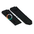 Каучуковый ремешок для мужских часов Hublot Big Bang Aero Bang синий RKH-038BL - 3
