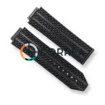 Каучуковый ремешок для мужских часов Hublot Big Bang черный RKH-042 - 1