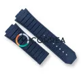 Каучуковый ремешок для мужских часов Hublot King Power синий RKH-046 - 1