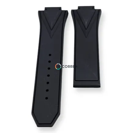 Каучуковый ремешок для мужских часов Hublot Orlinski 45 мм черный RKH-106 - 8