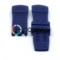 Каучуковый ремешок для часов Invicta Pro Diver синий RKIN-004 - 5