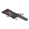 Cиликоновый ремешок Morellato A01U0199198019MO18 для часов Seiko черный - 3