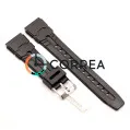 Cиликоновый ремешок Morellato A01U1089198019MO22 для часов Seiko черный - 1