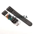 Cиликоновый ремешок Morellato A01U0199198019MO22 для часов Seiko черный - 1