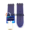 Cиликоновый ремешок Morellato A01U0675199062MO17 для часов Swatch синий - 4