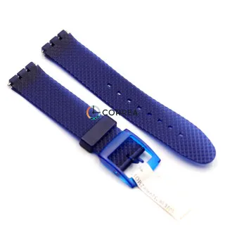 Cиликоновый ремешок Morellato A01U0675199062MO17 для часов Swatch синий