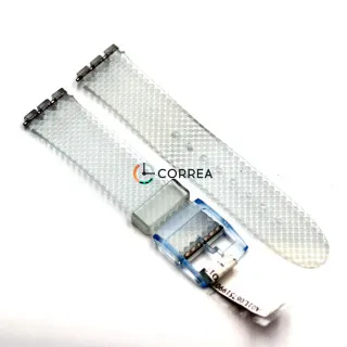 Cиликоновый ремешок Morellato A01U0675199062MO17 для часов Swatch белый